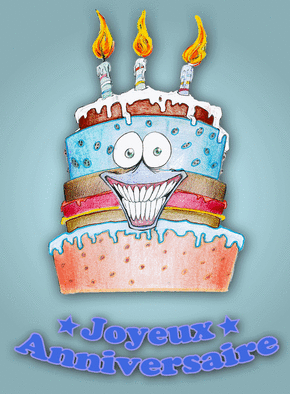 3186-Gateau bleu d anniversaire souriant_medium.gif